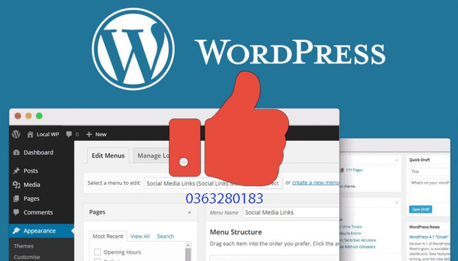 Cách tạo một web cá nhân miễn phí bằng wordpress
