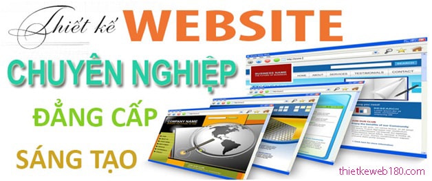 Công ty thiết kế website số 1 Việt Nam - Thiết kế web 180