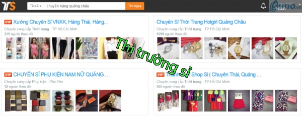 Những web bán hàng sỉ tại Việt Nam - thị trường sỉ Những web bán hàng sỉ tại Việt Nam - thị trường sỉ