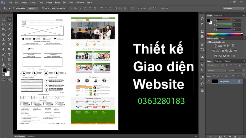 Thiết kế layout web khó hay dễ