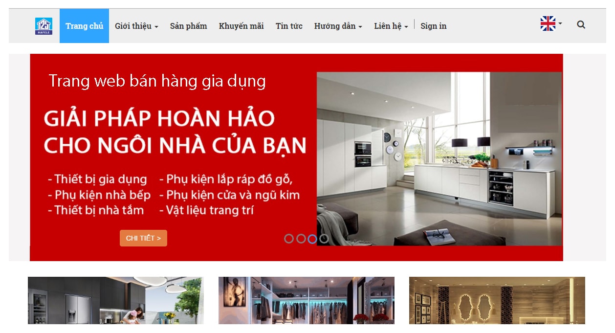 Các trang web bán hàng gia dụng-Hafeleonline.vn