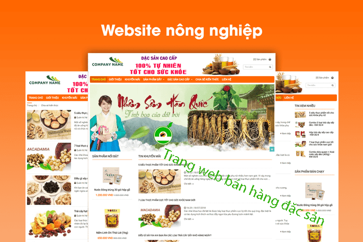 Tính năng của những trang web bán hàng đặc sản