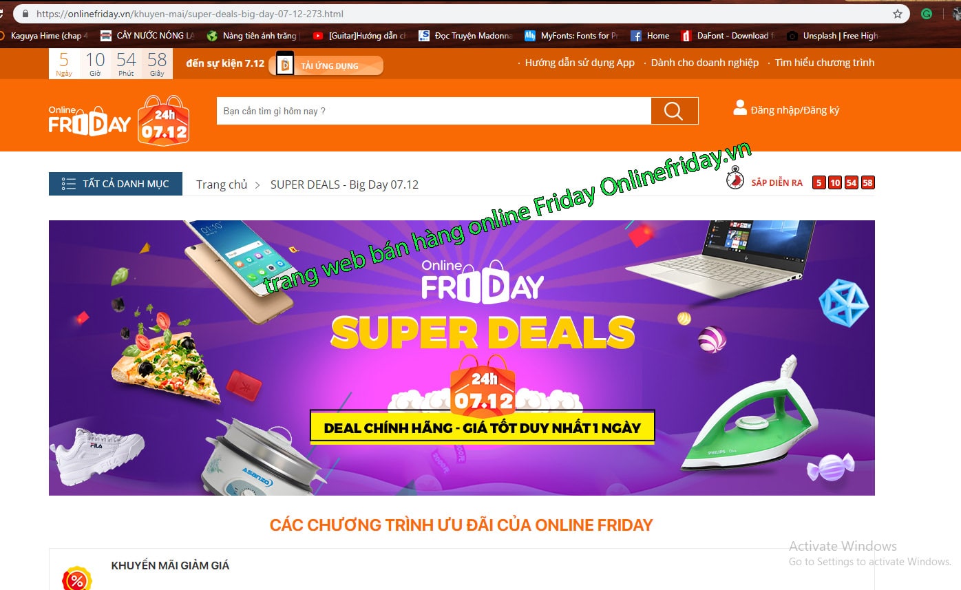 trang web bán hàng online Friday-Onlinefridayvn trang web bán hàng online Friday-Onlinefridayvn