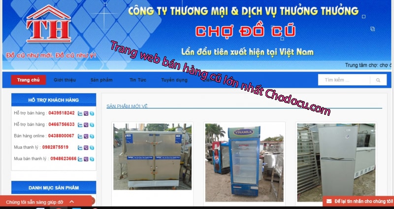 Những trang web bán hàng cũ lớn nhất-Chodocucom