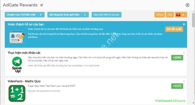 website làm offer bằng wordpress