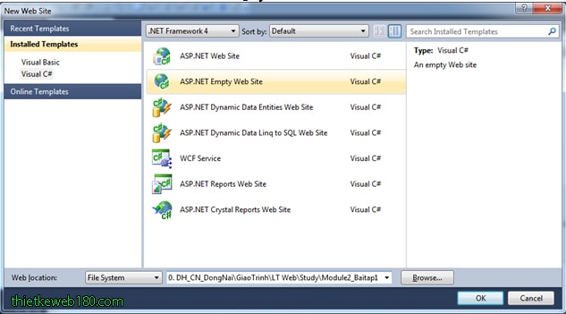 Hướng dẫn làm web với c#