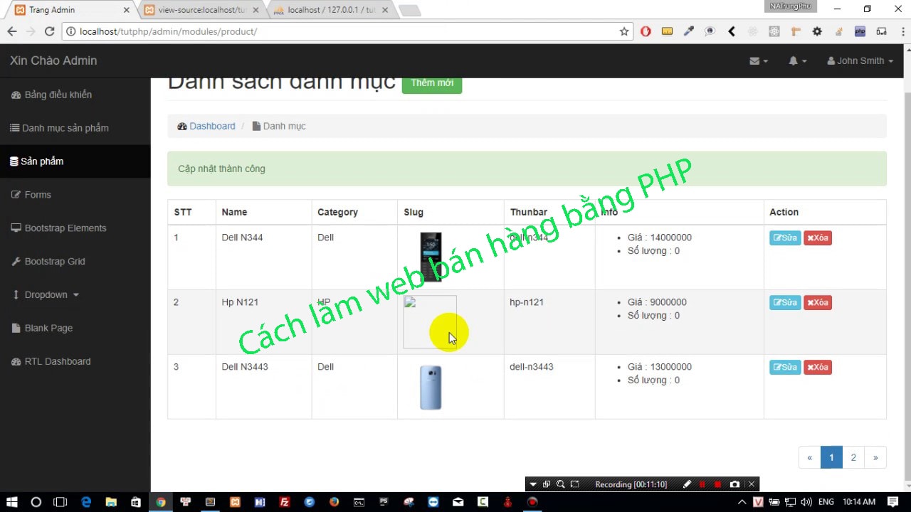 Cách làm web bán hàng bằng PHP