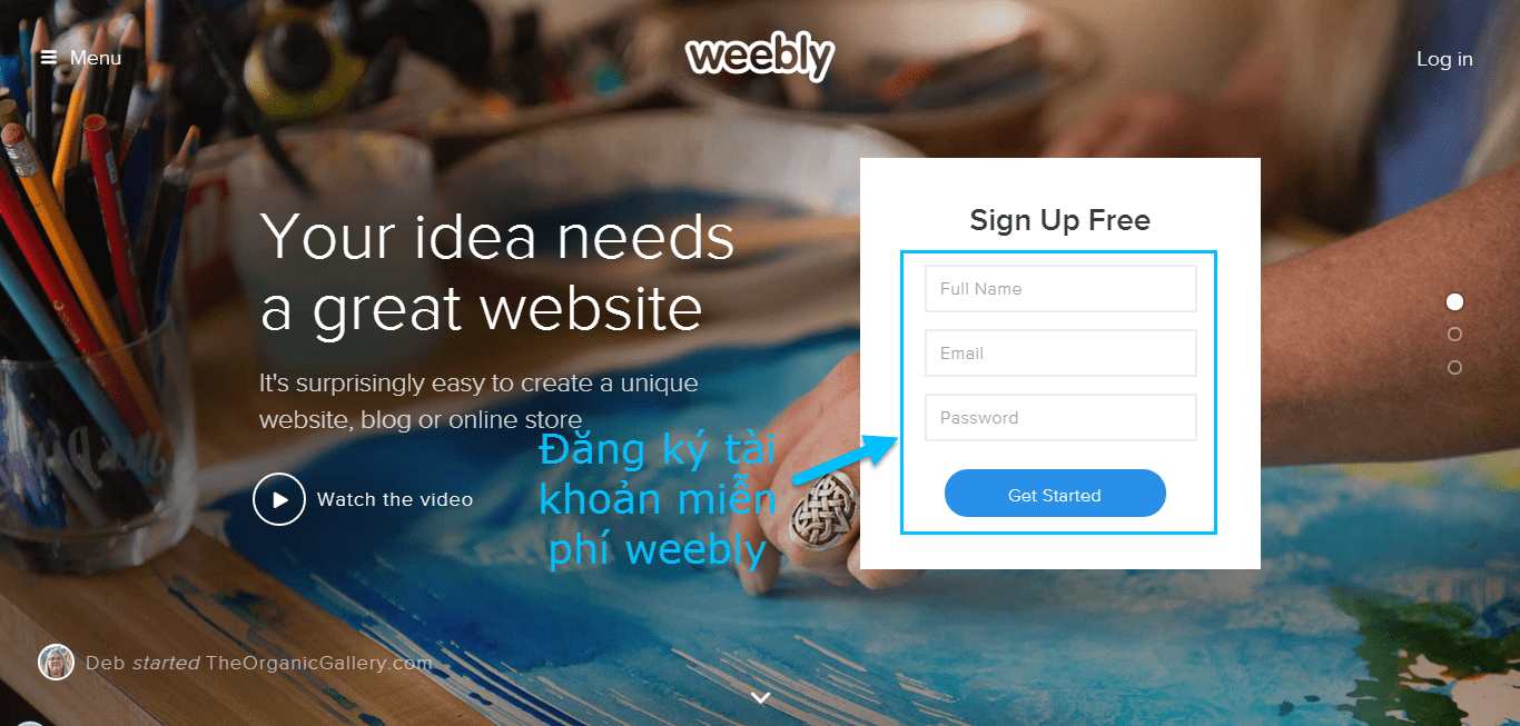 Tạo website miễn phí bằng điện thoại - Đăng ký tài khoản Tạo website miễn phí bằng điện thoại - Đăng ký tài khoản