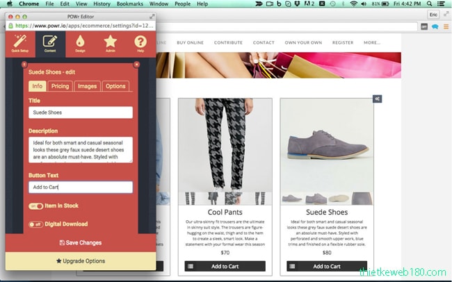 Tự làm web bán hàng online - thiết kế và kiểm tra web