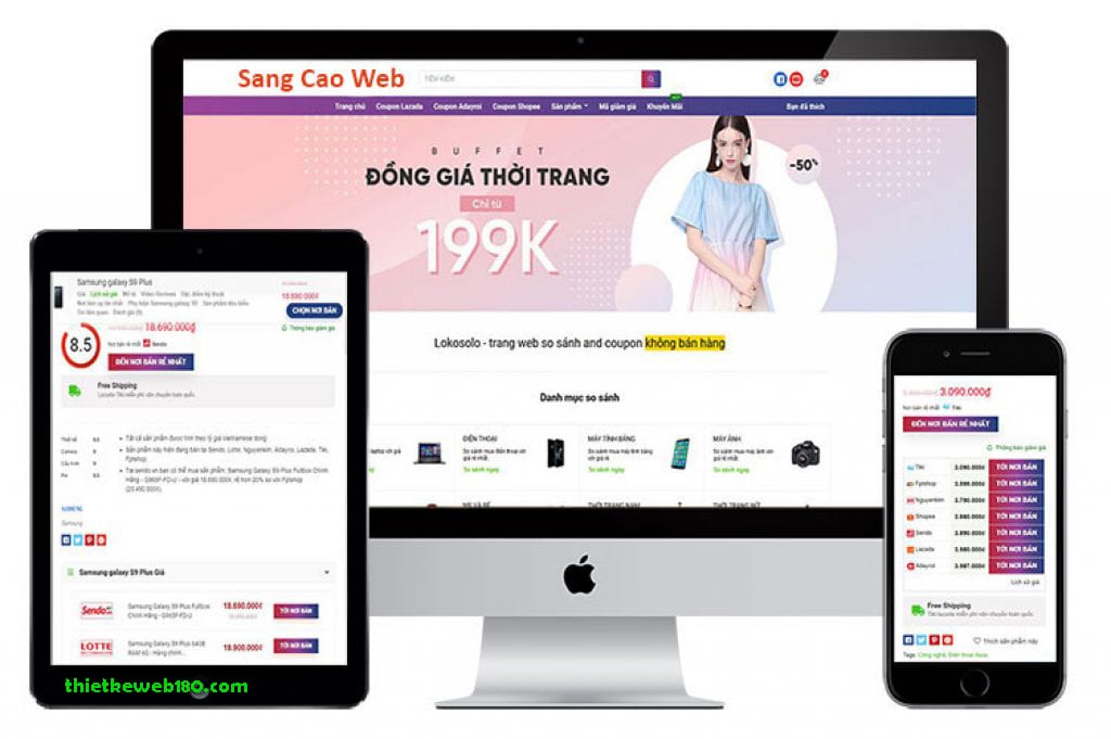 Cách làm website so sánh giá