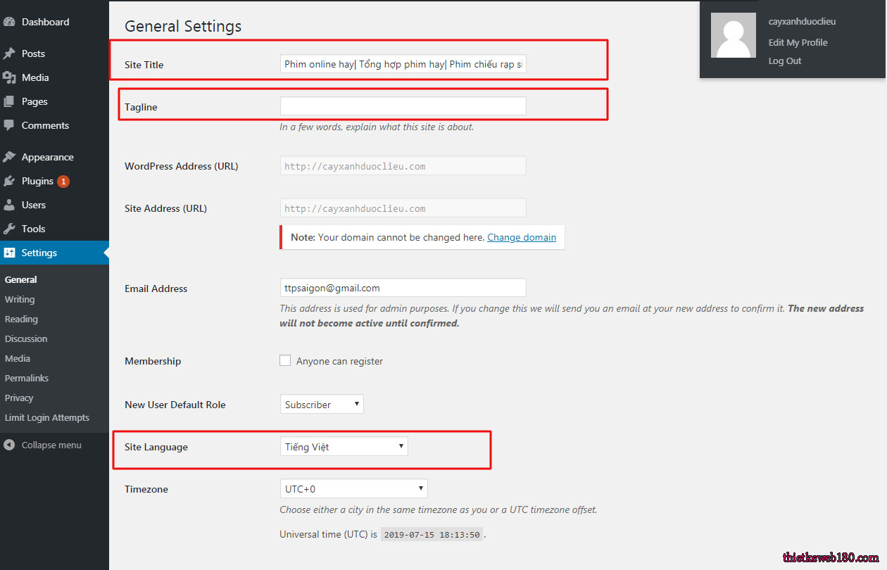 Cách làm 1 trang web phim