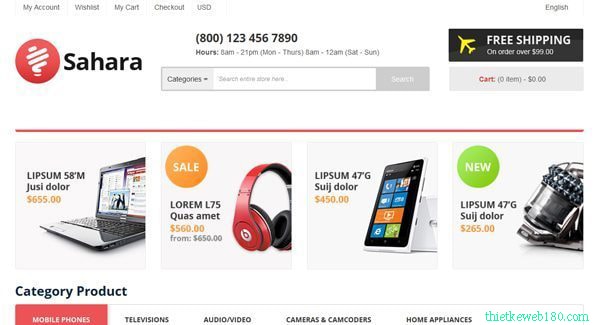 Nền tảng tạo web bán hàng ecommerce PrestaShop