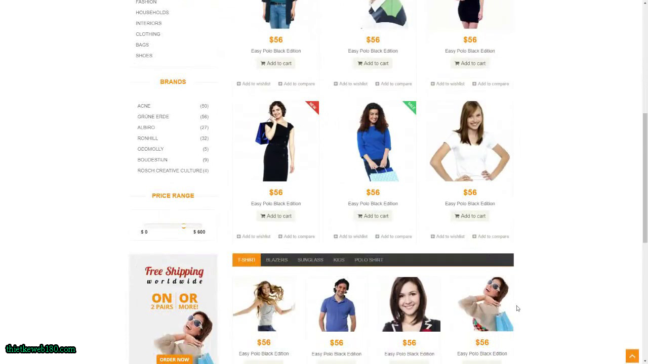 Template web giá rẻ - E-Shopper