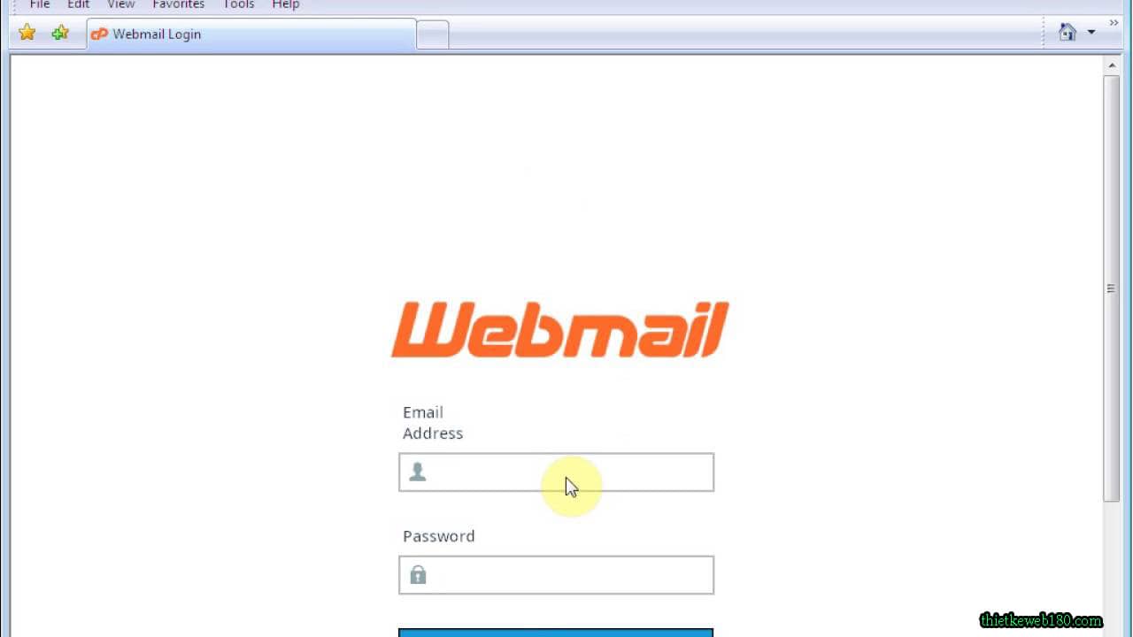 Cách làm webmail thông qua tên miền