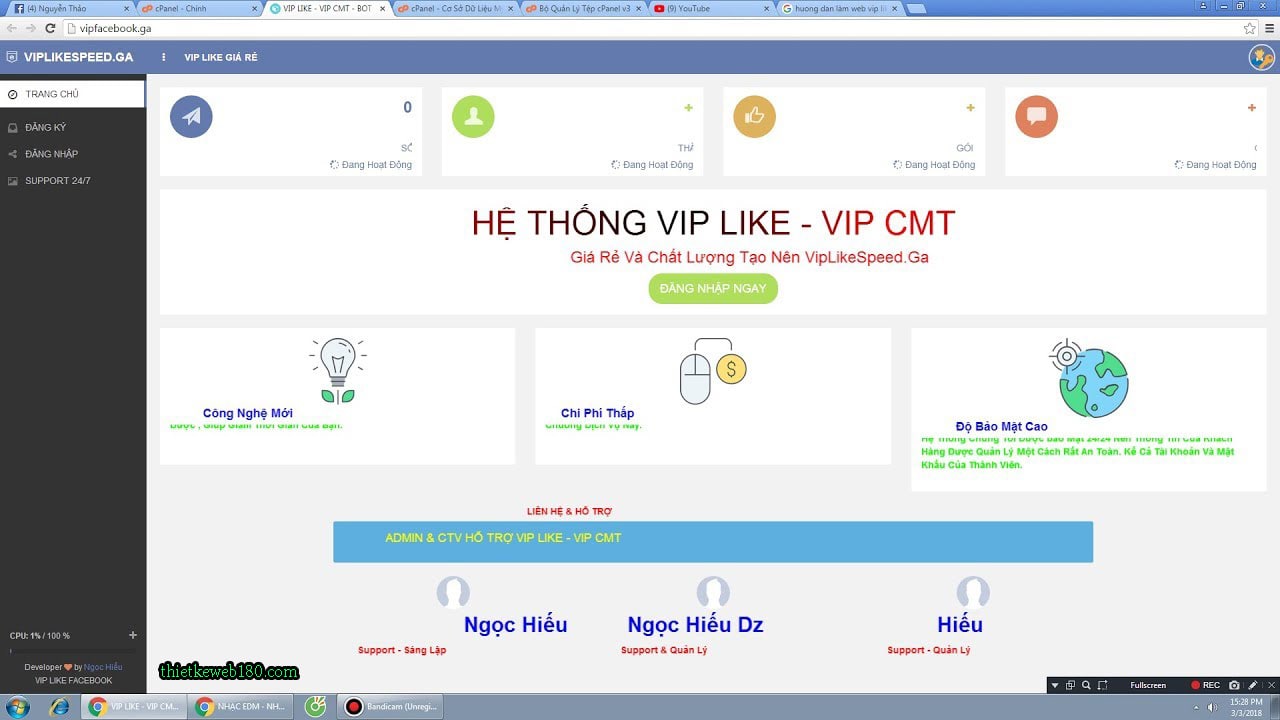 cách làm web viplike