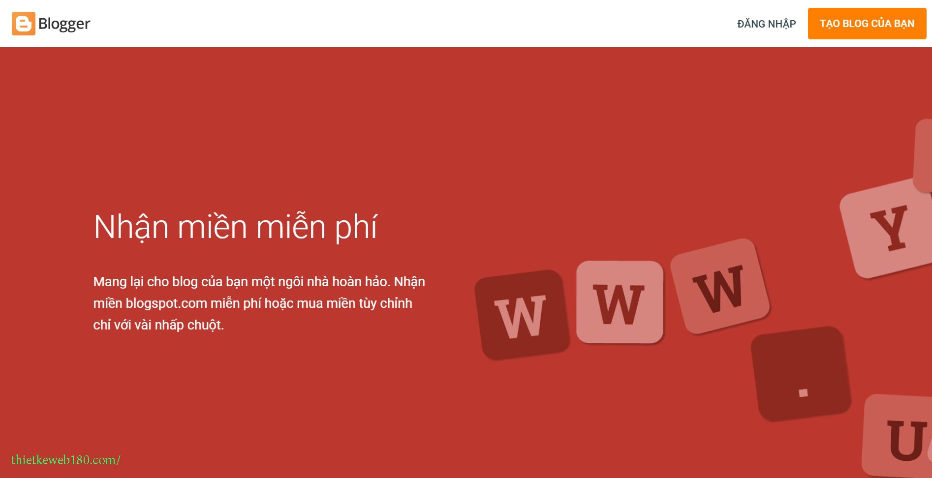 Ưu điểm khi làm web bằng blogspot