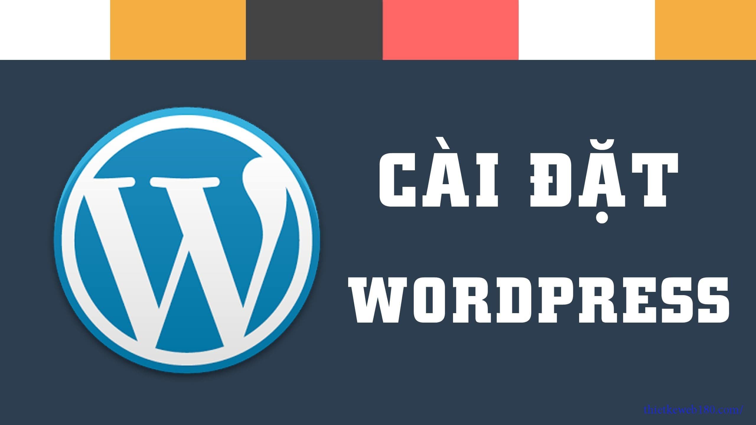 Cài đặt wordpress