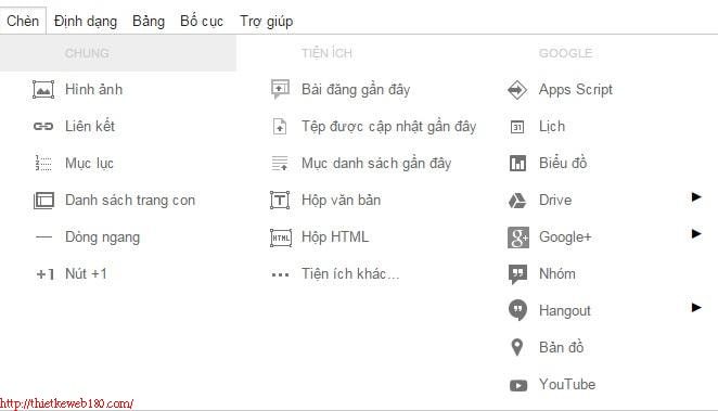 Tùy chỉnh website