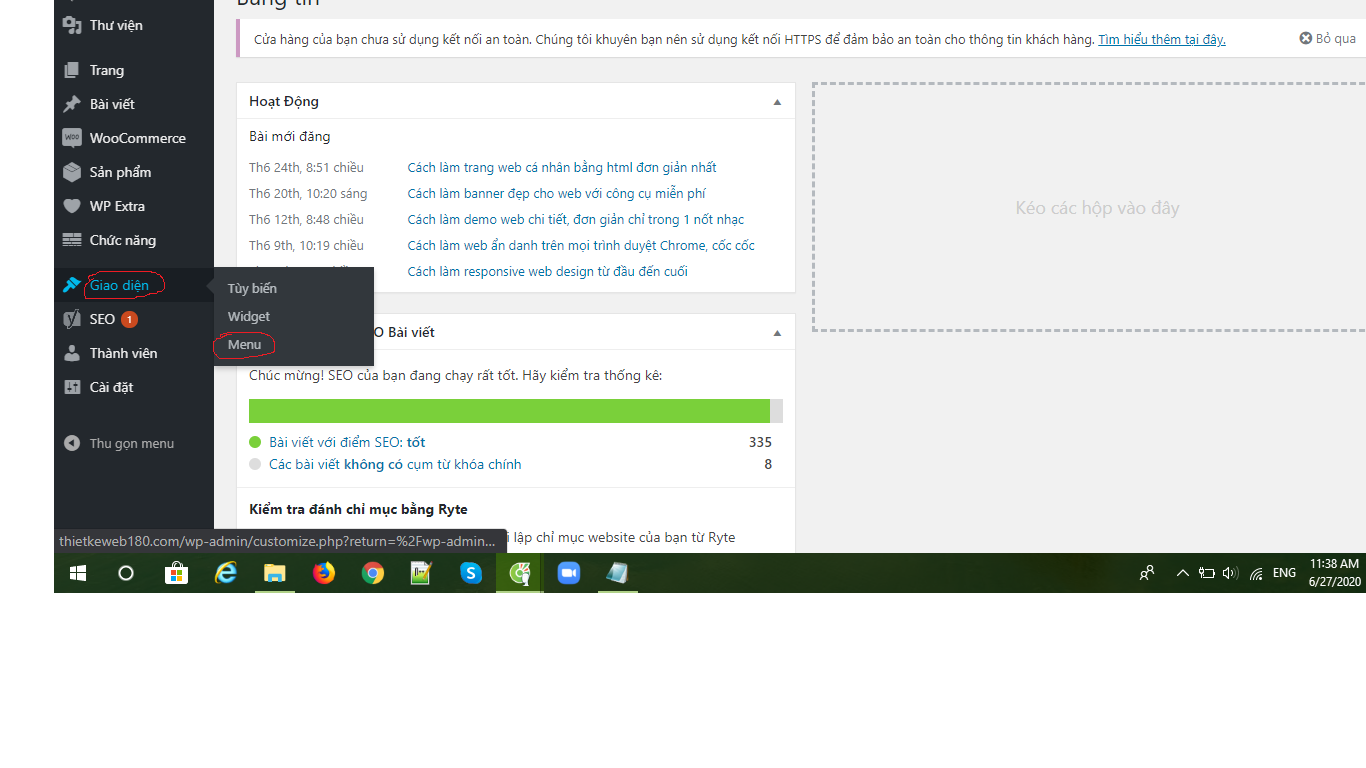 Cách làm menu cho web