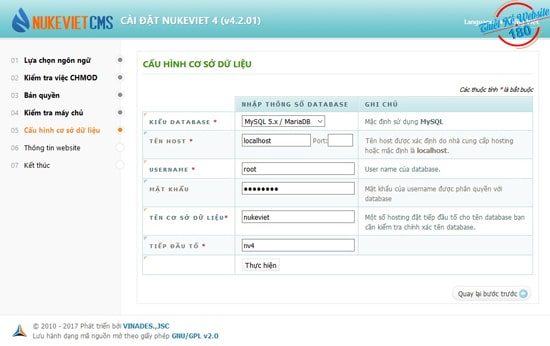 Hướng dẫn thiết kế web bằng nukeviet - Bước 5
