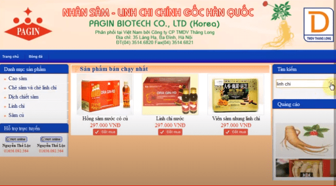 Tạo trang tìm kiếm