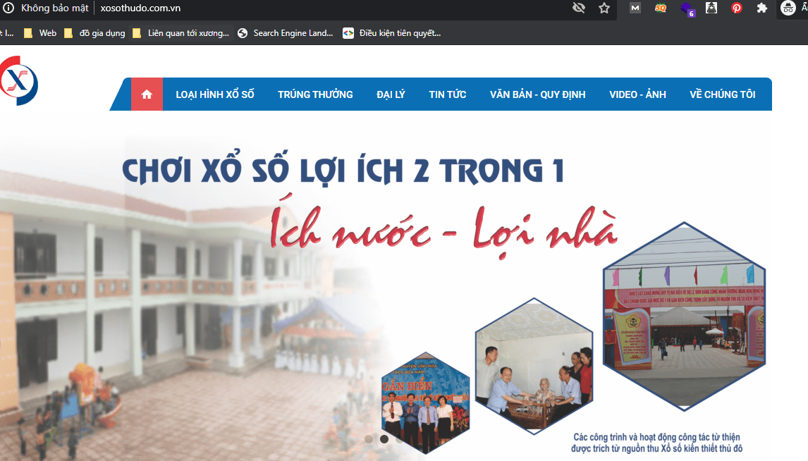 Trang web xổ số thủ đô