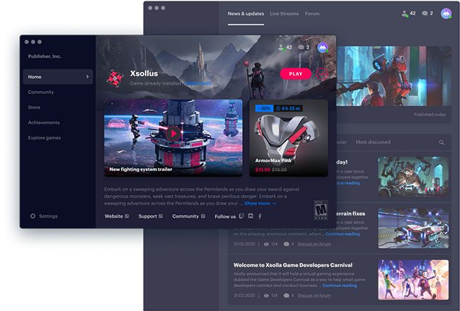 Thiết kế web phần mềm game