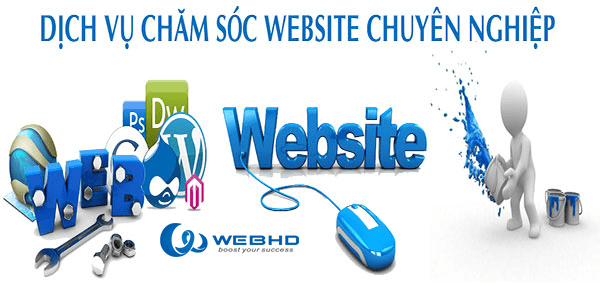 Dịch vụ chăm sóc website chuyên nghiệp