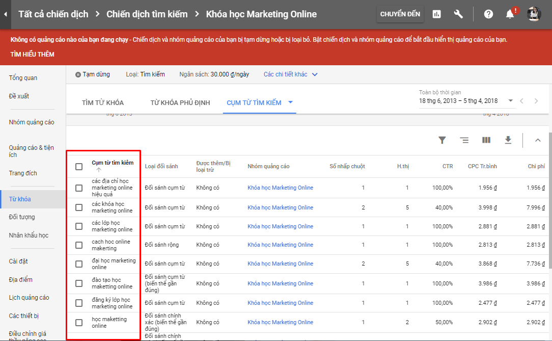 Tăng Traffic bằng cách sử dụng quảng cáo: Google Ads