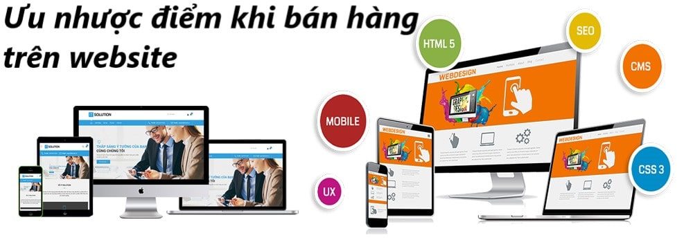 Ưu nhược điểm của website bán hàng