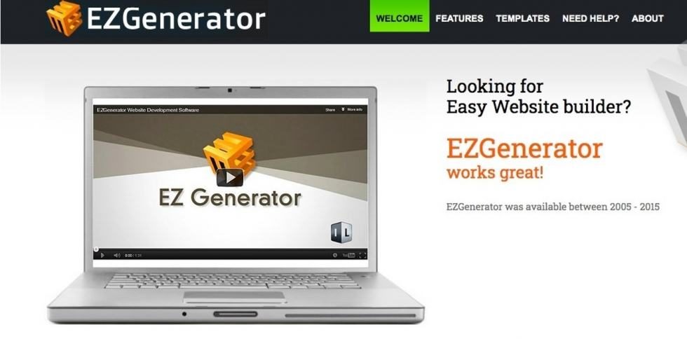 Phần mềm thiết kế web không cần code EZGenerator