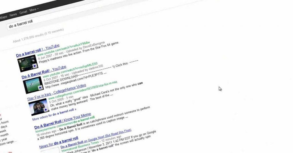 Các từ khóa thú vị trên Google