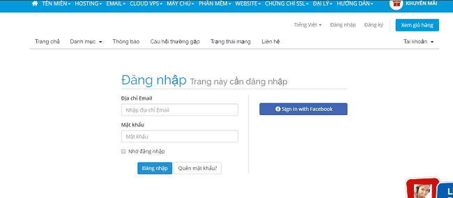 Kiểm tra hosting hết hạn
