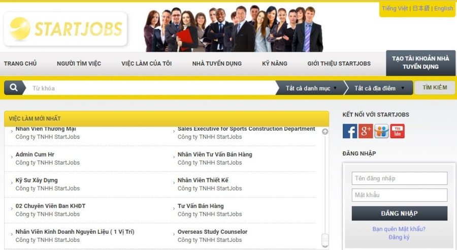 Xây dựng website tìm kiếm việc làm