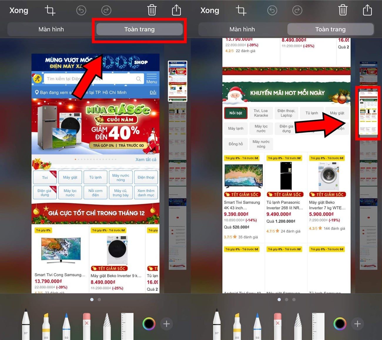 Cách vào trang web trên điện thoại