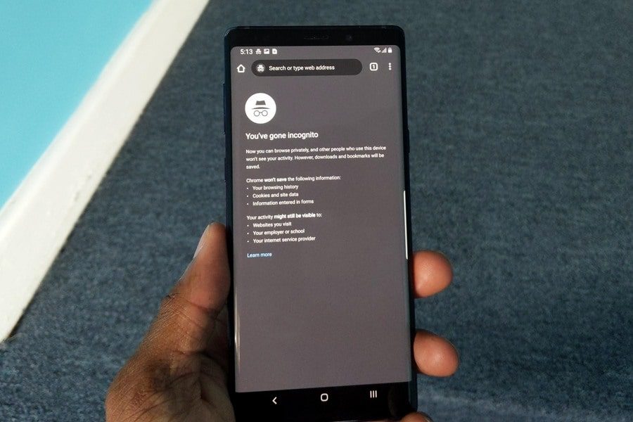 Cách mở tab ẩn danh trên điện thoại Android