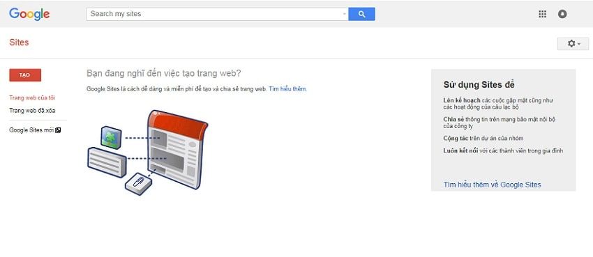 Cách đăng ký trang web với Google