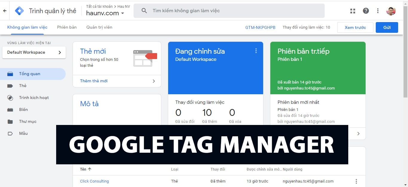 Google Tag Manager để làm gì?