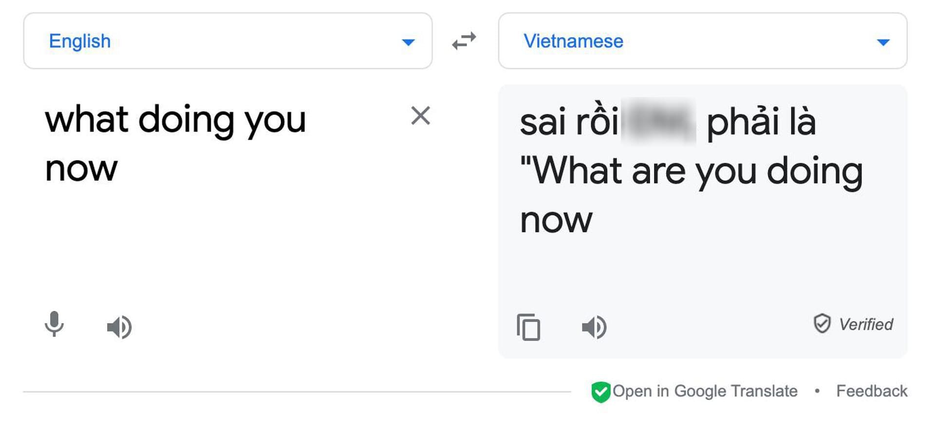 Tác hại của google dịch