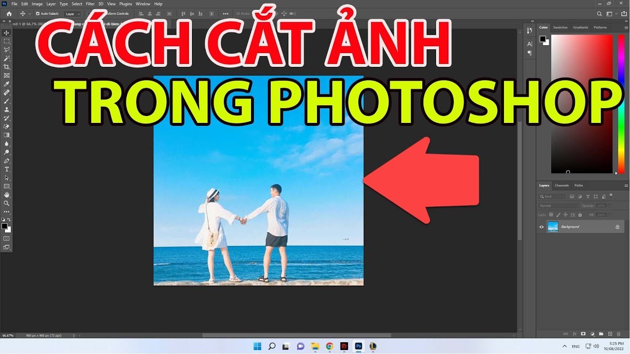 Cách cắt ảnh trong Photoshop bằng Pen Tool