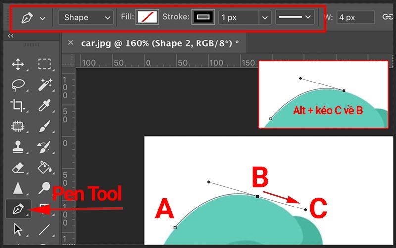 Hướng dẫn cắt ảnh trong Photoshop bằng Pen Tool