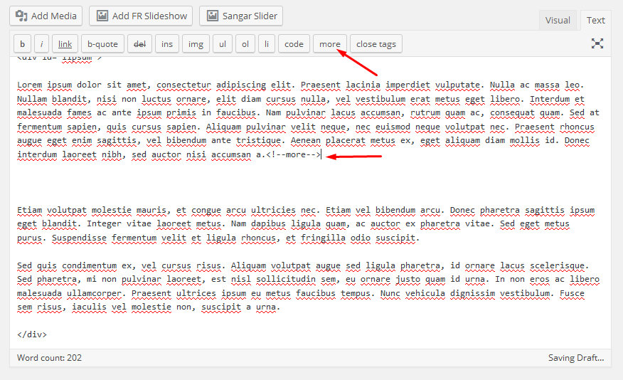 Nút read more wordpress có tác dụng gì?