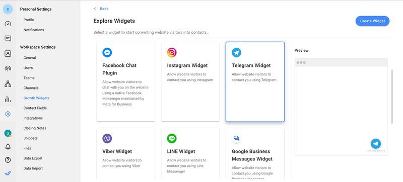 Tích hợp Telegram vào website