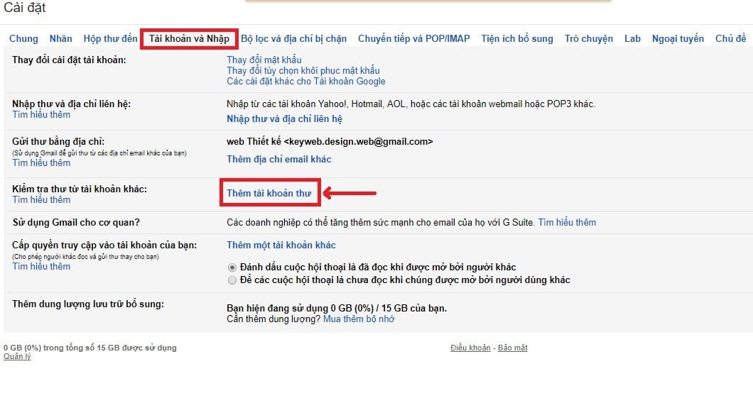 Đăng nhập email tên miền công ty