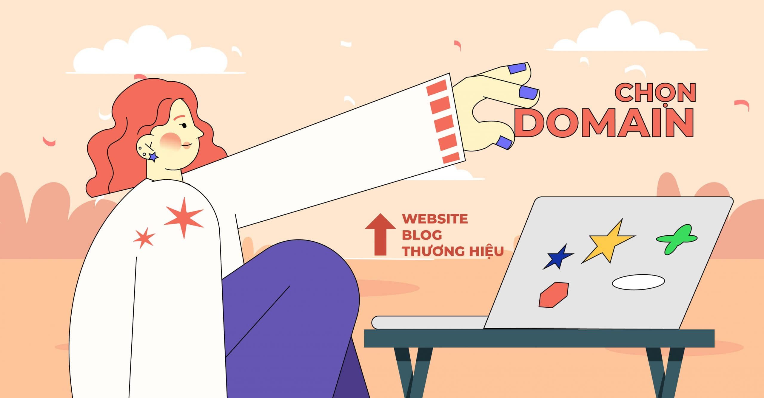 Các yêu cầu khi thiết kế website - chọn tên miền