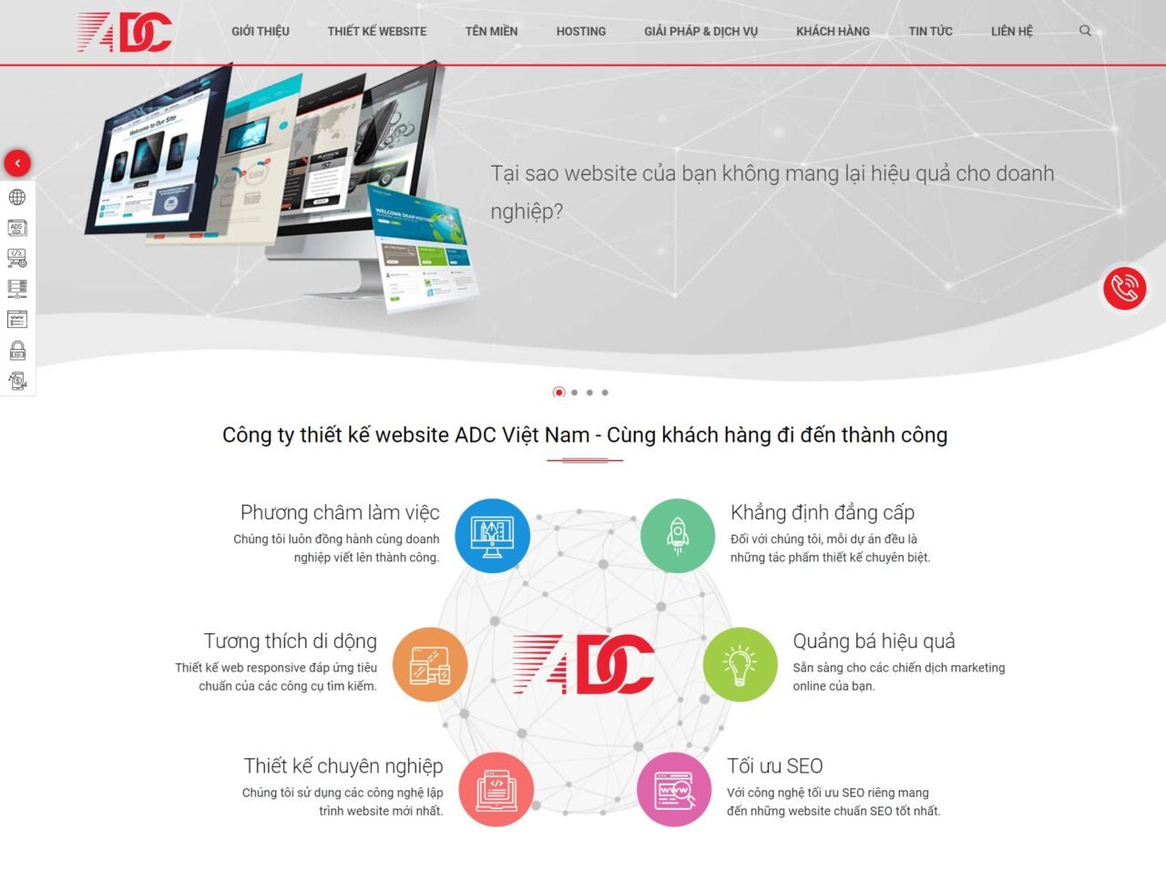 ADC – Công ty thiết kế website hàng đầu