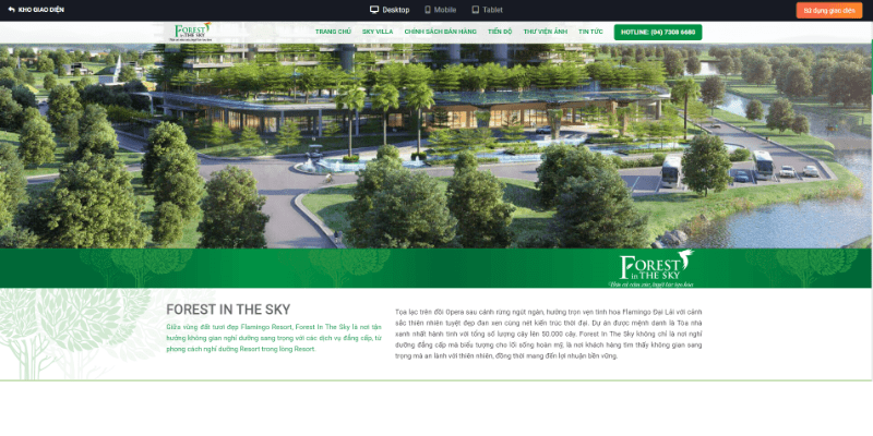 Thiết kế website sàn giao dịch bất động sản