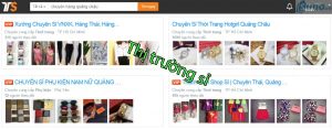 Những web bán hàng sỉ tại Việt Nam - thị trường sỉ