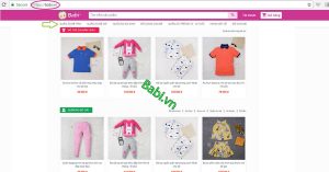 Các trang web bán hàng trẻ emBabivn
