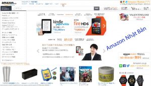 Các trang web bán hàng tại Nhật tại Amazon
